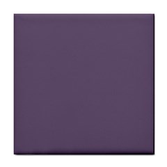 Grape Compote Purple Color Tile Coaster by SpinnyChairDesigns