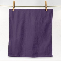 Grape Compote Purple Color Face Towel by SpinnyChairDesigns