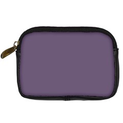 Grape Compote Purple Color Digital Camera Leather Case by SpinnyChairDesigns