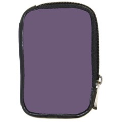 Grape Compote Purple Color Compact Camera Leather Case by SpinnyChairDesigns