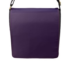 Grape Compote Purple Color Flap Closure Messenger Bag (l) by SpinnyChairDesigns