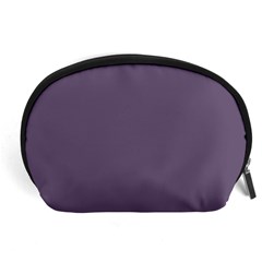 Grape Compote Purple Color Accessory Pouch (large) by SpinnyChairDesigns