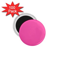 Hot Hollywood Pink Color 1.75  Magnets (100 pack) 