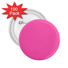 Hot Hollywood Pink Color 2.25  Buttons (100 pack) 