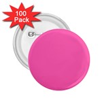 Hot Hollywood Pink Color 2.25  Buttons (100 pack)  Front