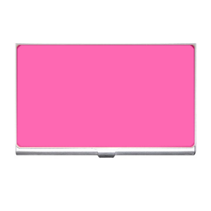 Hot Hollywood Pink Color Business Card Holder