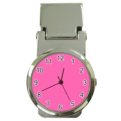 Hot Hollywood Pink Color Money Clip Watches