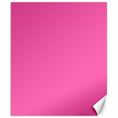 Hot Hollywood Pink Color Canvas 20  X 24  by SpinnyChairDesigns