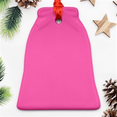 Hot Hollywood Pink Color Ornament (Bell)