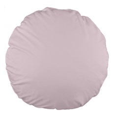 Lavender Blush Pink Color Large 18  Premium Round Cushions by SpinnyChairDesigns