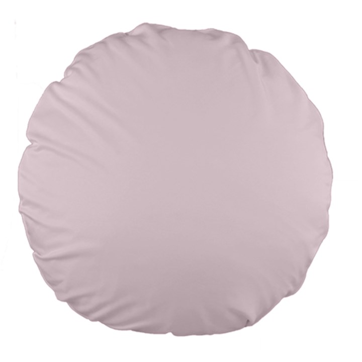 Lavender Blush Pink Color Large 18  Premium Round Cushions