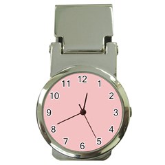 Baby Pink Color Money Clip Watches by SpinnyChairDesigns