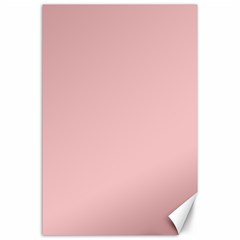 Baby Pink Color Canvas 24  X 36  by SpinnyChairDesigns