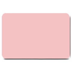 Baby Pink Color Large Doormat  by SpinnyChairDesigns