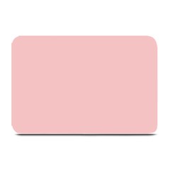 Baby Pink Color Plate Mats by SpinnyChairDesigns