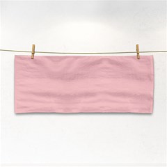 Baby Pink Color Hand Towel by SpinnyChairDesigns