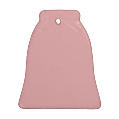 Baby Pink Color Bell Ornament (two Sides) by SpinnyChairDesigns