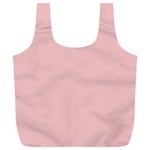 Baby Pink Color Full Print Recycle Bag (XL) Front