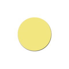 True Lemon Yellow Color Golf Ball Marker by SpinnyChairDesigns