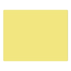 True Lemon Yellow Color Double Sided Flano Blanket (large)  by SpinnyChairDesigns