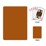 True Light Brown Color Playing Cards Single Design (Rectangle) Back