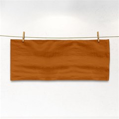 True Light Brown Color Hand Towel by SpinnyChairDesigns