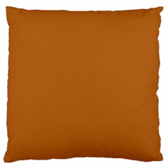 True Light Brown Color Large Cushion Case (one Side) by SpinnyChairDesigns