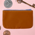 True Light Brown Color Large Coin Purse Back