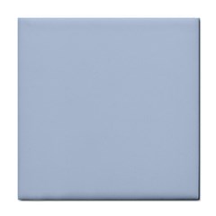 Light Steel Blue Color Tile Coaster by SpinnyChairDesigns