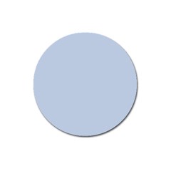 Light Steel Blue Color Magnet 3  (round) by SpinnyChairDesigns