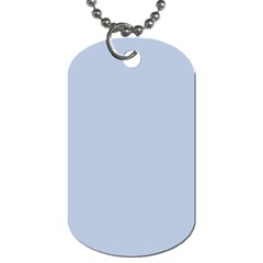 Light Steel Blue Color Dog Tag (one Side) by SpinnyChairDesigns