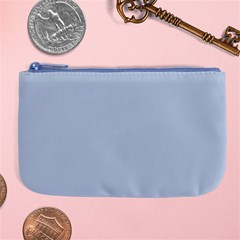 Light Steel Blue Color Large Coin Purse by SpinnyChairDesigns