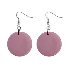 True Mauve Color Mini Button Earrings by SpinnyChairDesigns