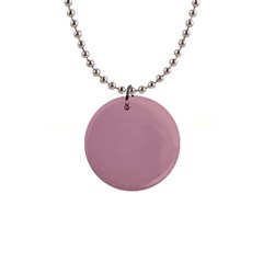 True Mauve Color 1  Button Necklace by SpinnyChairDesigns