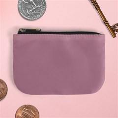 True Mauve Color Mini Coin Purse by SpinnyChairDesigns