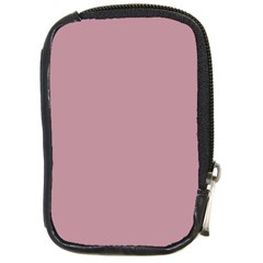 True Mauve Color Compact Camera Leather Case by SpinnyChairDesigns