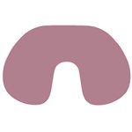 True Mauve Color Travel Neck Pillow Front