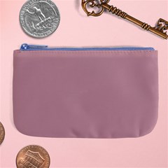 True Mauve Color Large Coin Purse by SpinnyChairDesigns