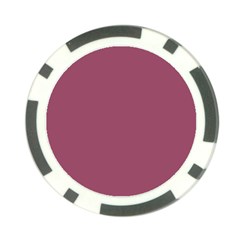 Dark Mauve Color Poker Chip Card Guard (10 Pack) by SpinnyChairDesigns