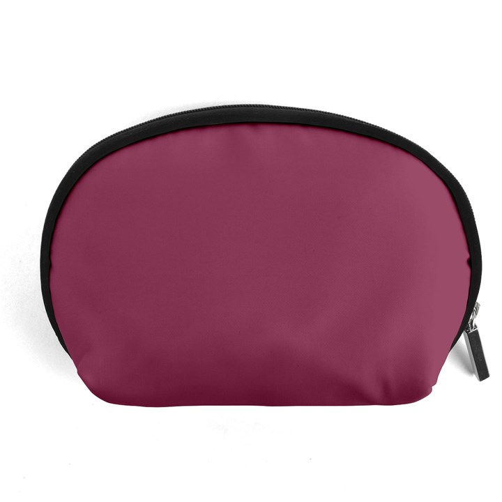 Dark Mauve Color Accessory Pouch (Large)