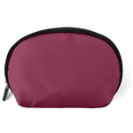 Dark Mauve Color Accessory Pouch (Large) Back