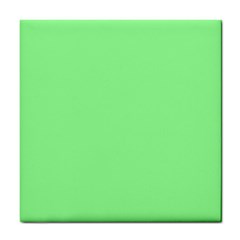 Mint Green Color Tile Coaster by SpinnyChairDesigns