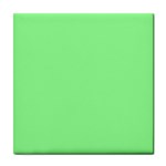 Mint Green Color Tile Coaster Front