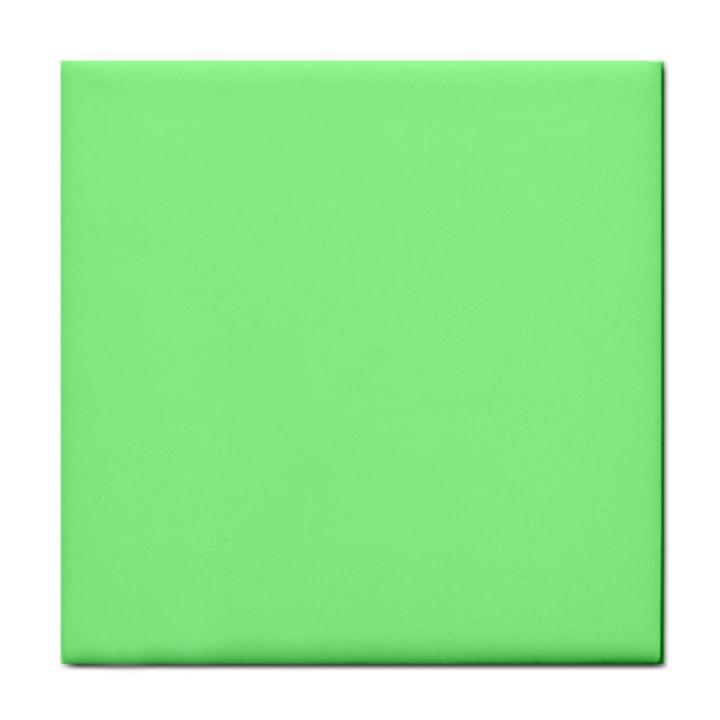 Mint Green Color Tile Coaster