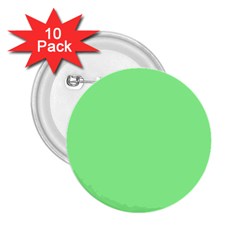 Mint Green Color 2 25  Buttons (10 Pack)  by SpinnyChairDesigns