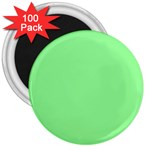 Mint Green Color 3  Magnets (100 pack) Front