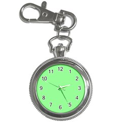 Mint Green Color Key Chain Watches by SpinnyChairDesigns