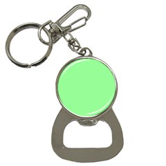 Mint Green Color Bottle Opener Key Chain by SpinnyChairDesigns