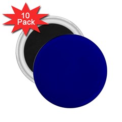 True Navy Blue Color 2 25  Magnets (10 Pack)  by SpinnyChairDesigns