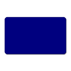 True Navy Blue Color Magnet (rectangular) by SpinnyChairDesigns